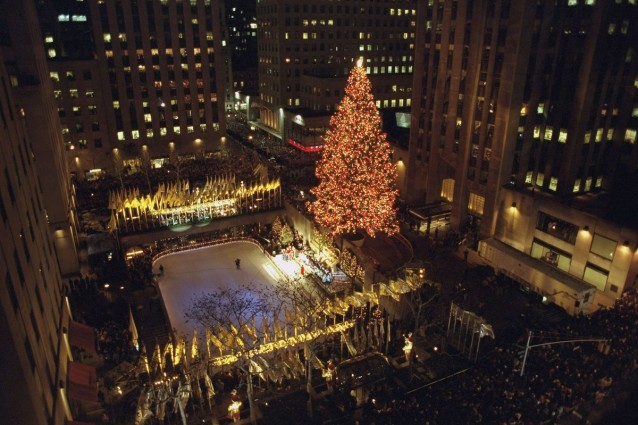Annual Christmas tree lighting ceremony at Rockefeller Cente