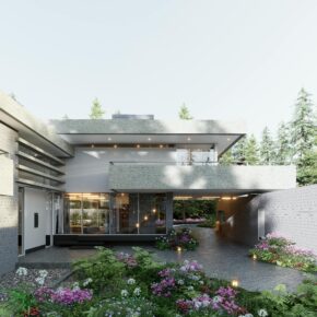 Zona de „gazing” (platforma de observat stelele). Idei de design si amenajare exterioara